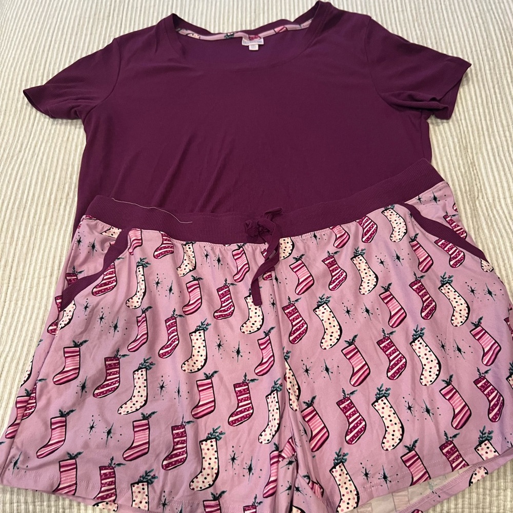 LulaRoe Dream collection pajamas- size 3X